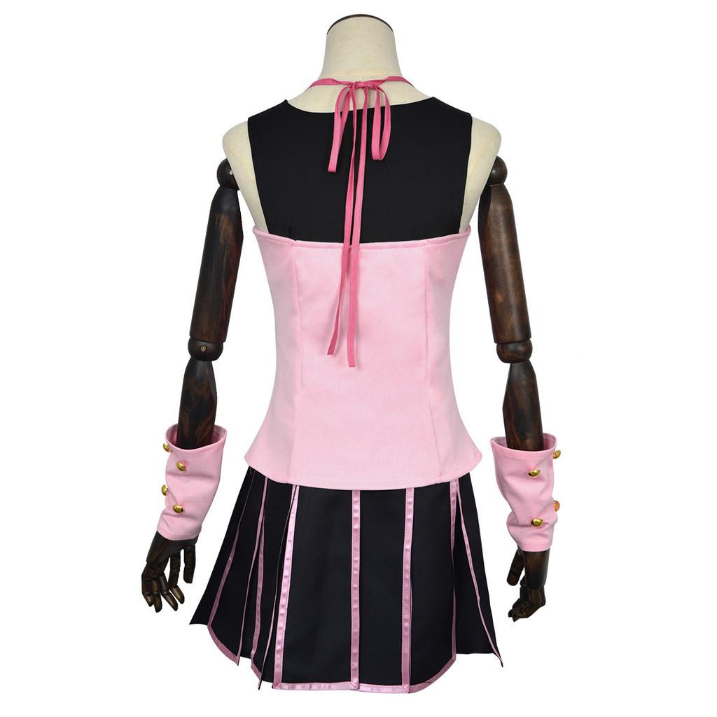 Jojos Bizarre Adventure Lucy Steel Cosplay Dress With Polyester Fabric For Anime Role Play Fans