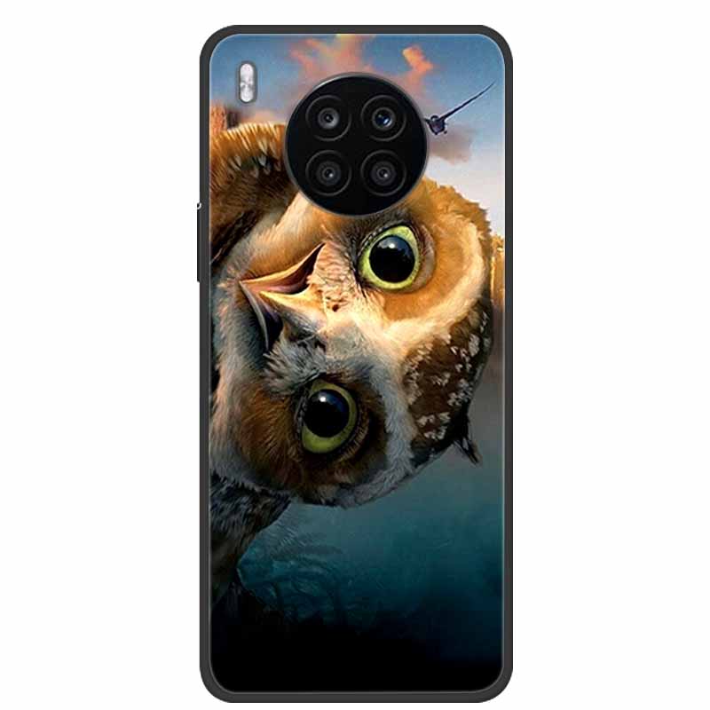 For Huawei Nova 8i Case Shockproof Soft silicone TPU Back Cover For Huawei Nova 8i Phone Cases Nova8i Nova 8 i 2021 Cute Cartoon