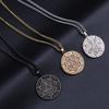 Seven Abat Elves Seal Titan Solomon Amulet Stainless Steel Pendant Necklace