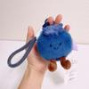 1/2 Pezzi Portachiavi Peluche Soffice Mirtillo Bambola Morbida Giocattolo Ciondolo per Borsa Ciondoli per Telefono Significano 'Bloccare la Sfortuna', Decorazione per la Casa Regalo