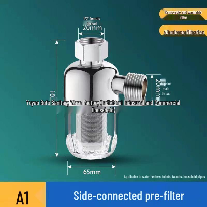 Pre-filtro per la casa in acciaio inossidabile Purificatore d'acqua e Inibitore di calcare per Cucina e Bagno
