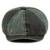 HT4789 Mens Berets Women New Washed Cotton Ivy Flat Cap Male Female Octagonal Beret Hat Spring Summer Autumn Patchwork Beret Cap