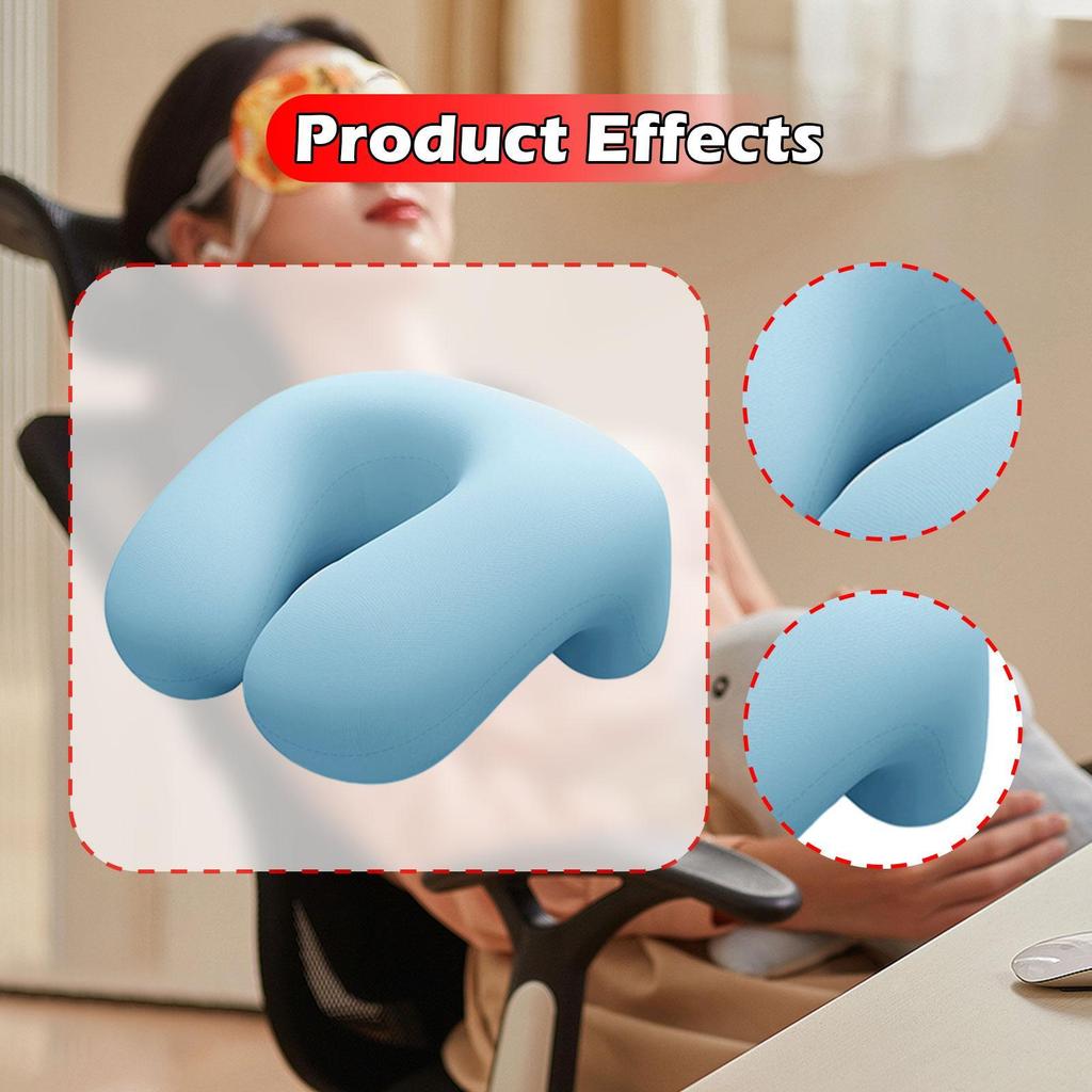 Desk Napping Pillow Breathable Lightweight Headrest Multiuse Lunch Break Comfortable Support Cushion for Travel Car School