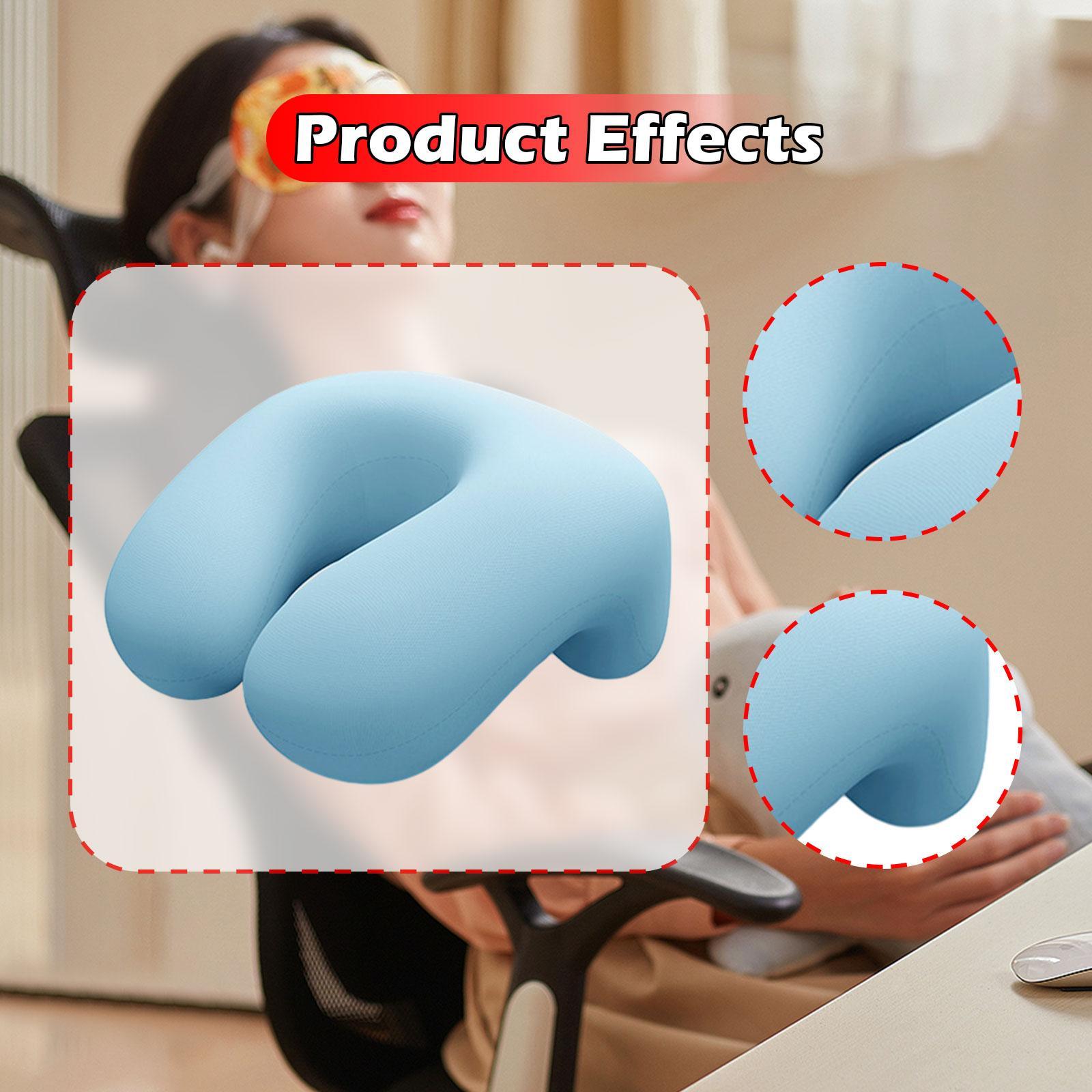 Desk Napping Pillow Lightweight Office Sleeping Pillow for Office Travel Car