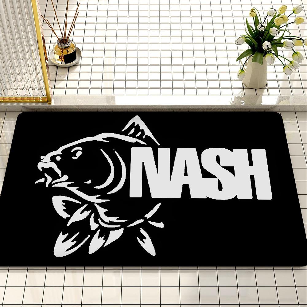 

Коврик с логотипом Nash Fishing для ванной, впитывающий, коврик для двери спальни, кухни, балкона, гостиной, прихожей, приветственный ковер, домашний декор 40x60cm