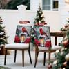 2/4/6pcs/set 45x55cm Christmas cardinal Chair Cover Table Decoration Dining Seat Chair Covers Dining Room Bar Party Banquate
