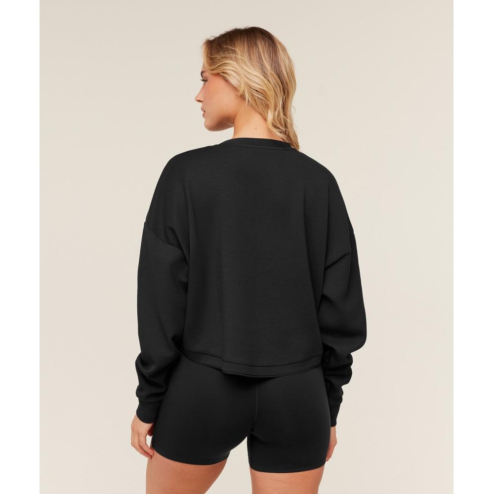 Gymshark Flow Langarm Oberteil Gs Schwarz B4c3r Bb2j