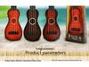 Children's Educational Wood Grain Ukulele with Steel Strings
