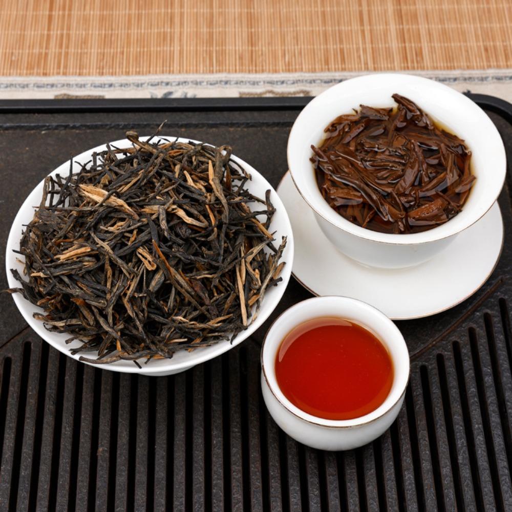 Yunnan Fengqing tea, black tea wholesale ancient tree self-sold tea, gift box gift New Year's goods big golden needle Dianhong tea