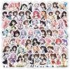 100 Cute Loli Girl Graffiti Stickers for Journals - Waterproof, Decorative, Cartoon-Style Stickers