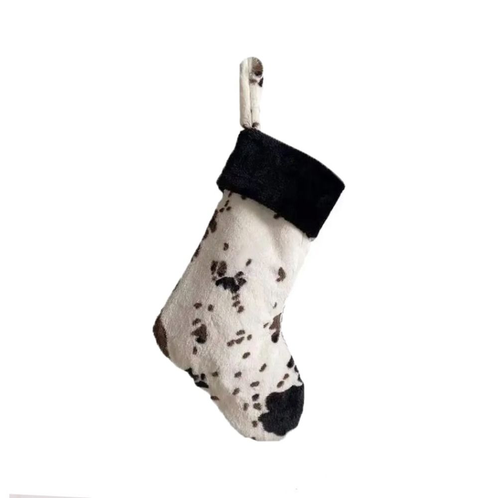 20 Inch Christmas Stockings Furry Christmas Gift Bag Christmas Socks Pendant  Farmhouse