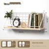 Lochfreies Lagerregal zur Wandmontage: Schlafsaal & Schlafzimmer Organizer Regal