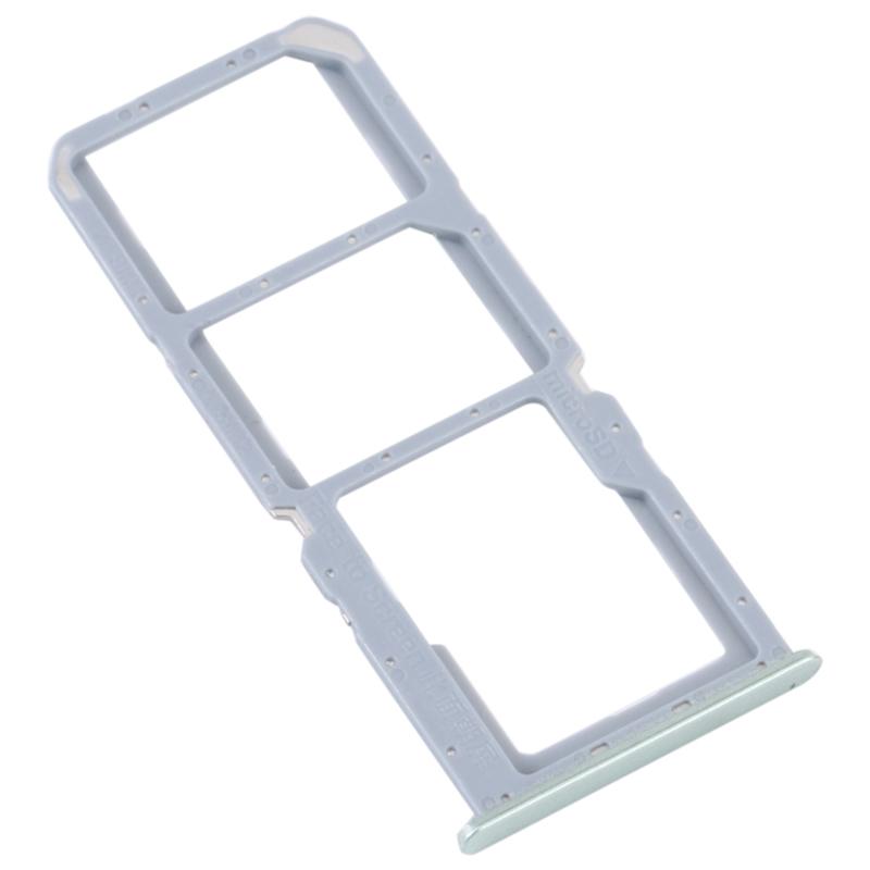 For Realme C30 4G Dual SIM Card+TF Card Tray Holder Replacement Part (without Logo)