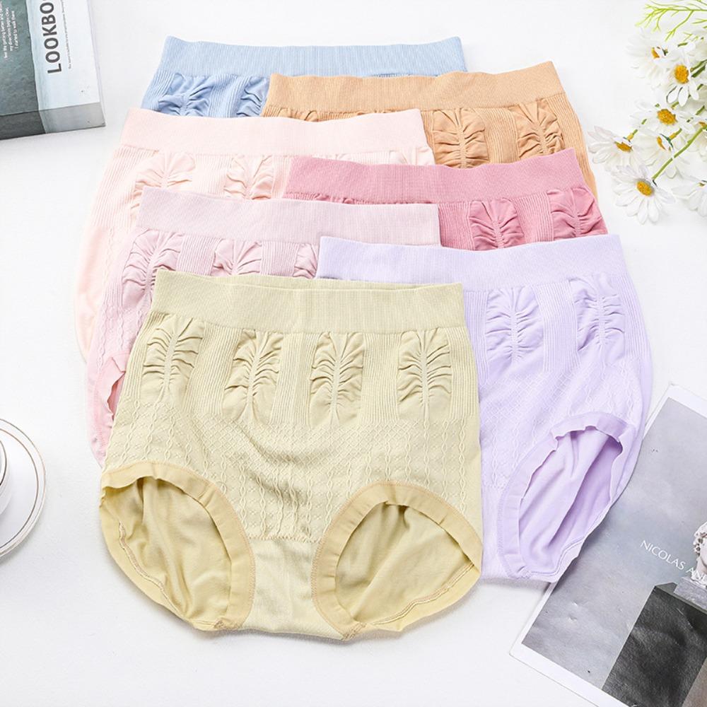

7 шт. Бесшовные трусы больших размеров, нижнее белье, высококачественные трусики, женские