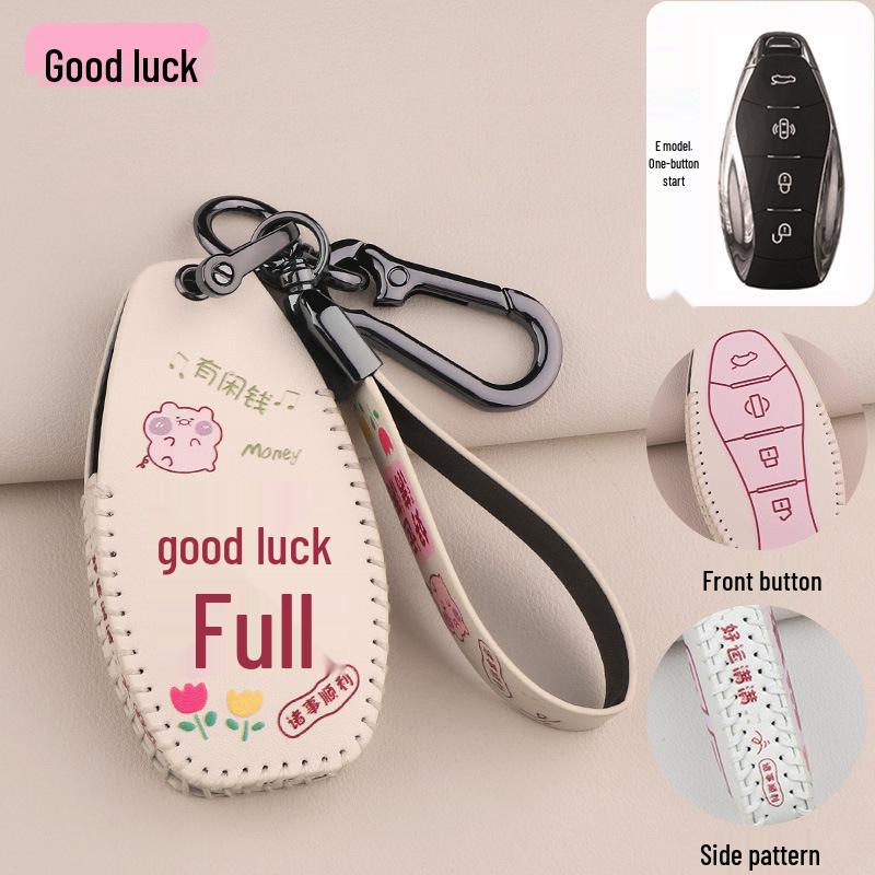 2023 Hongqi H5 Custom Cartoon Key Case with Protective Shell and Buckle