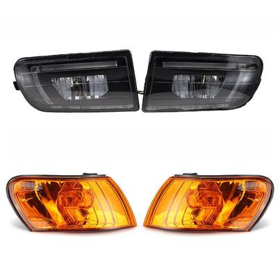 Prawy+Lewy Przedni Zderzak Lampa Przeciwmgielna + Światło Parkowania/Kierunkowskaz Pasuje Do Toyota Corolla AE100 AE101 1993-1999