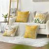 Vikama Minimalist Cushion Cover Spring Summer Floral Print Cushion Cover Rustic Style Room Decor Living Room Sofa Cushion Cover