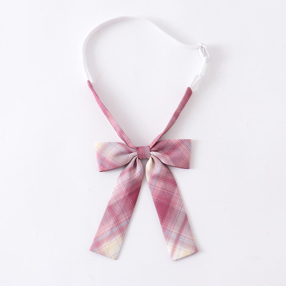 Japanese-Style High-Waisted Pleated Plaid Skirt - School Uniform