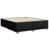 Box Spring Bed with Mattress Black 180 x 200 cm Fabric