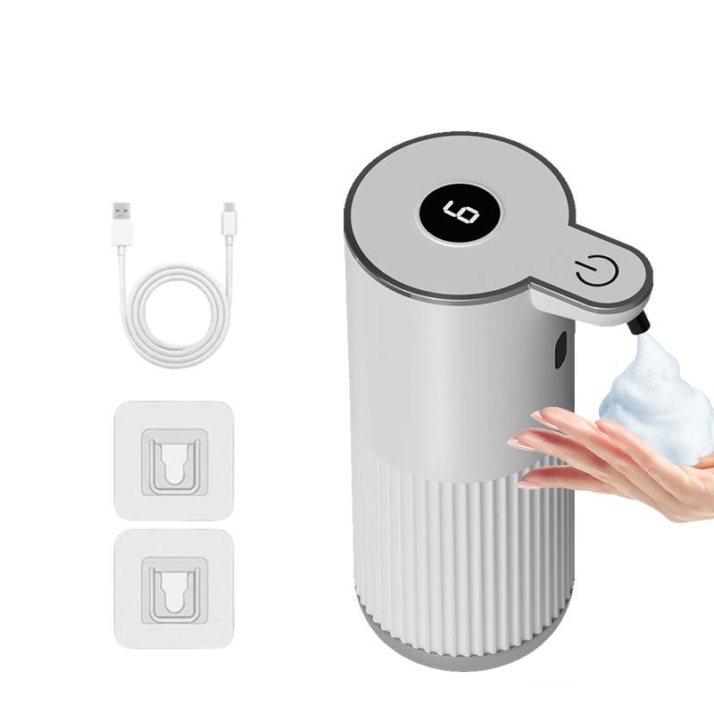 

360ML Power Level Digital Display Intelligent Electric Hand Sanitizer Washing Machine Touchless Automatic Senor Soap Dispenser
