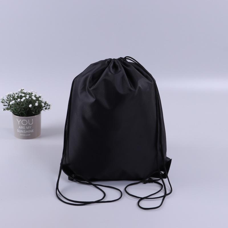 Custom Logo Polyester Drawstring Backpack for Marathon