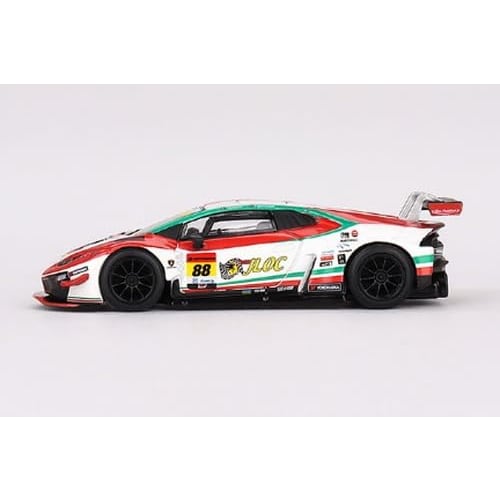 MINI GT 1/64 Scale Lamborghini Huracan GT3 EVO SUPER GT Series 2023 #88 JLOC Lamborghini GT3 JLOC Left-Hand Drive Japan Exclusive Finished Model