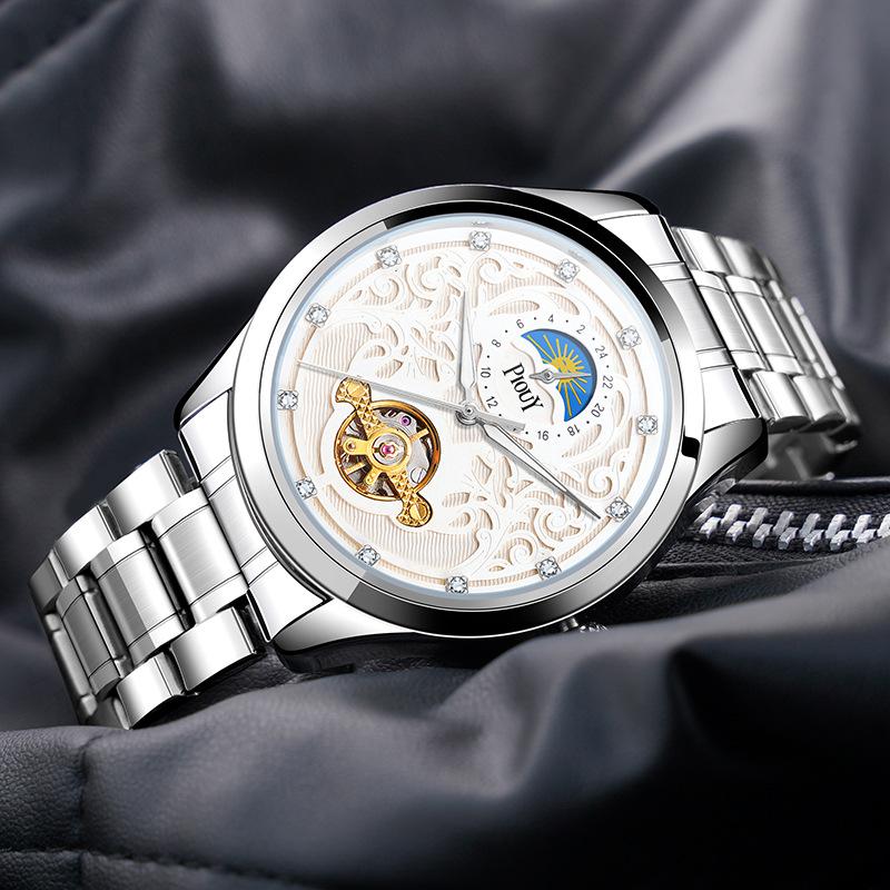 Top Brand New Men's Watch Mechanical Men's Watch Tourbillon Luminous Business Watch Automatic Mechanical Men's Watch