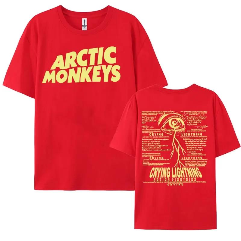 Rock Arctic Monkeys Crying Lightning T-Shirts Männer Frauen Kleidung Mode Hip Hop T-Shirt Männlich Casual Baumwolle Kurzarm T-Shirt