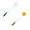 Versatile Household Cup Brush Bottle Brush Kitchen Groove Cleaning Tool Long Handle Brush 5 In 1 Cleaning Set Green