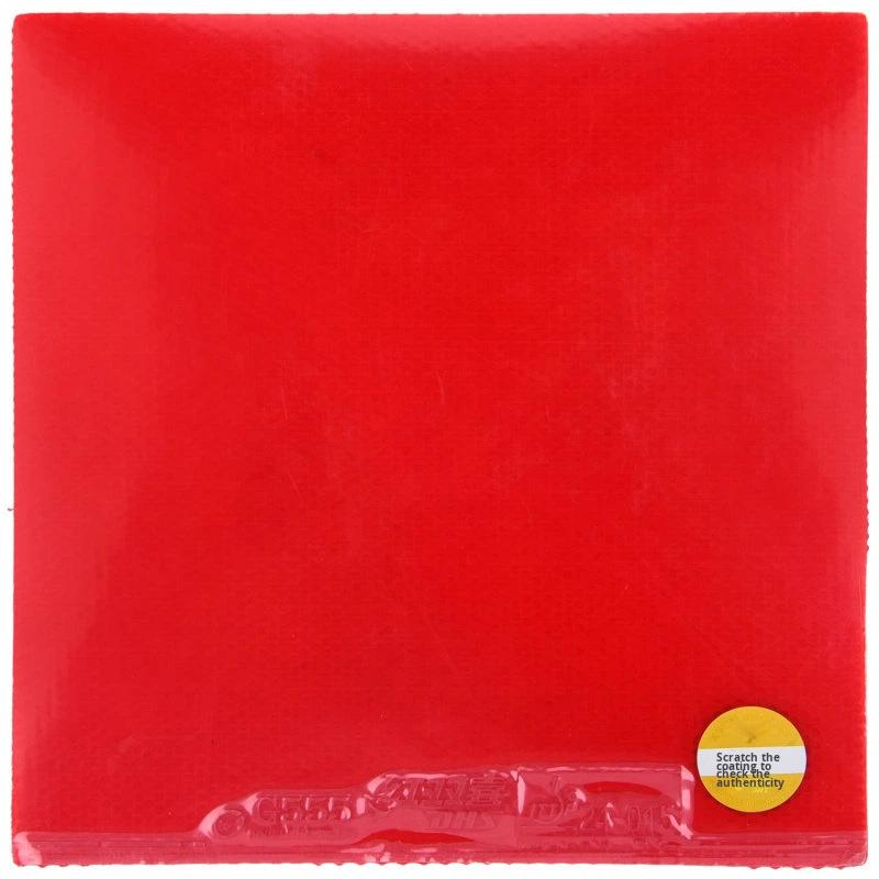DHS Double Happiness G555 Table Tennis Rubber Cover Pimples in Reverse Offensive Sticky Made in China No Grip