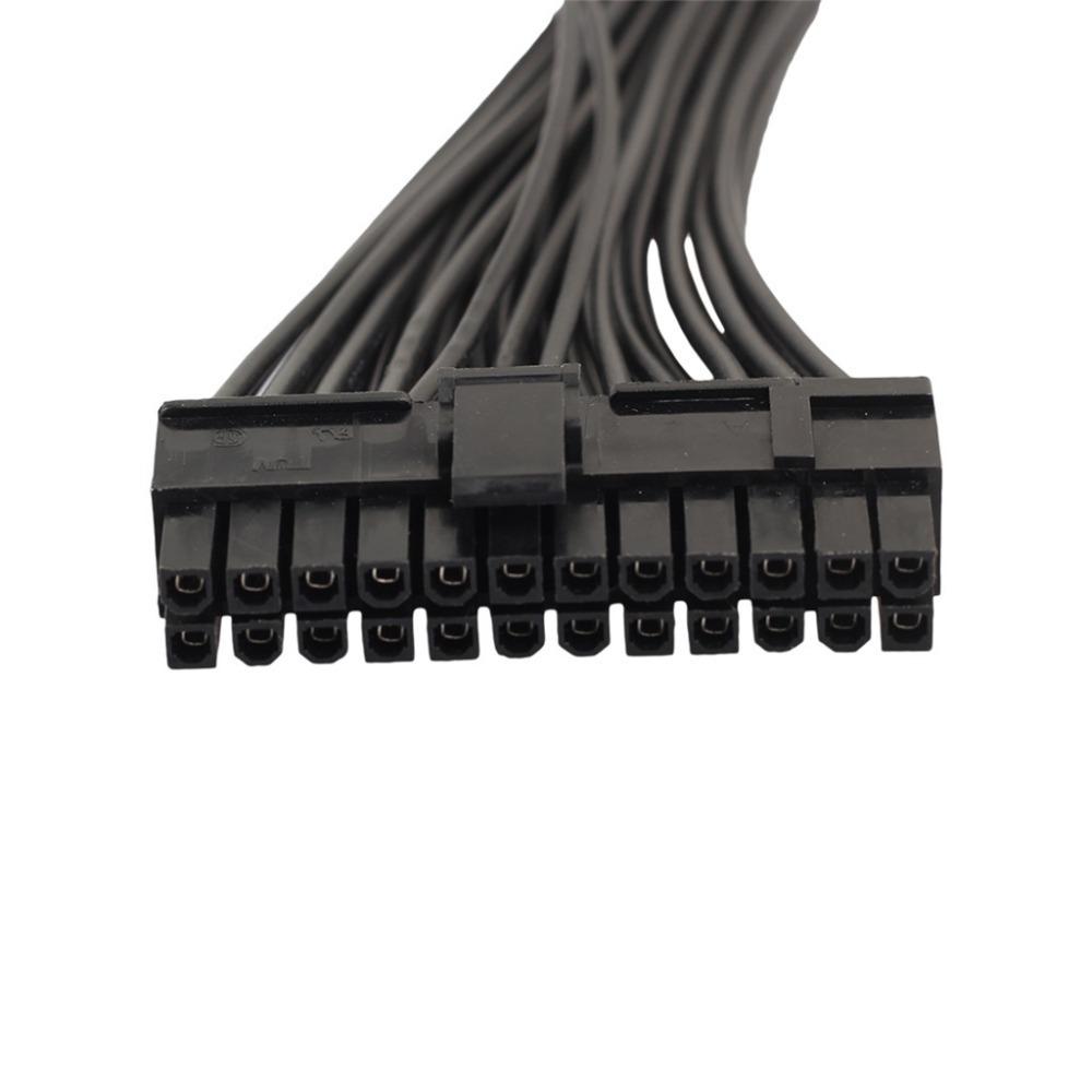 ATX 24Pin 1-to-2 1-to-3 1-to-4 PSU Splitter & Dual Power Sync Starter Extender Cable for PC GPU Workstation Car GPS Camera