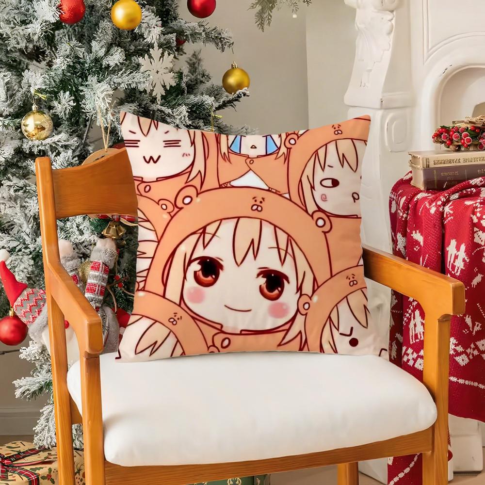 Anime uumaru ddoma Pillow Case Silky elegant Comfort Sofa Bed Invisible zipper