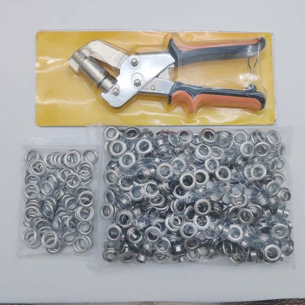With Grommets Eyelet Setter Hand Press Manual Puncher Portable Hole Punch Pliers  Cardboard