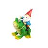 Resin Dwarf Riding Frog Handicraft Outdoor Courtyard Garden Decorative Landscape Sculpture Creative Garden Art