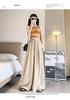 Autumn Plus Size Wide-Leg Skirt-Pants: Flattering Long Drapey Slimming Design