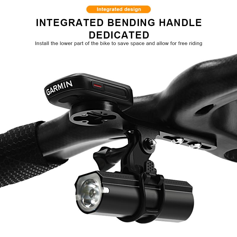 Suporte para câmera de computador de bicicleta RIDERACE Suporte de liga de alumínio para guidão de bicicleta Suporte para ciclismo de estrada e montanha para Garmin