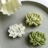 2Pcs Hibiscus Cookie-Stamp Mooncake Mold Mid-Autumn Festival DIY Hand Press Cookie-Stamp Pastry Tool Moon Cake- Maker