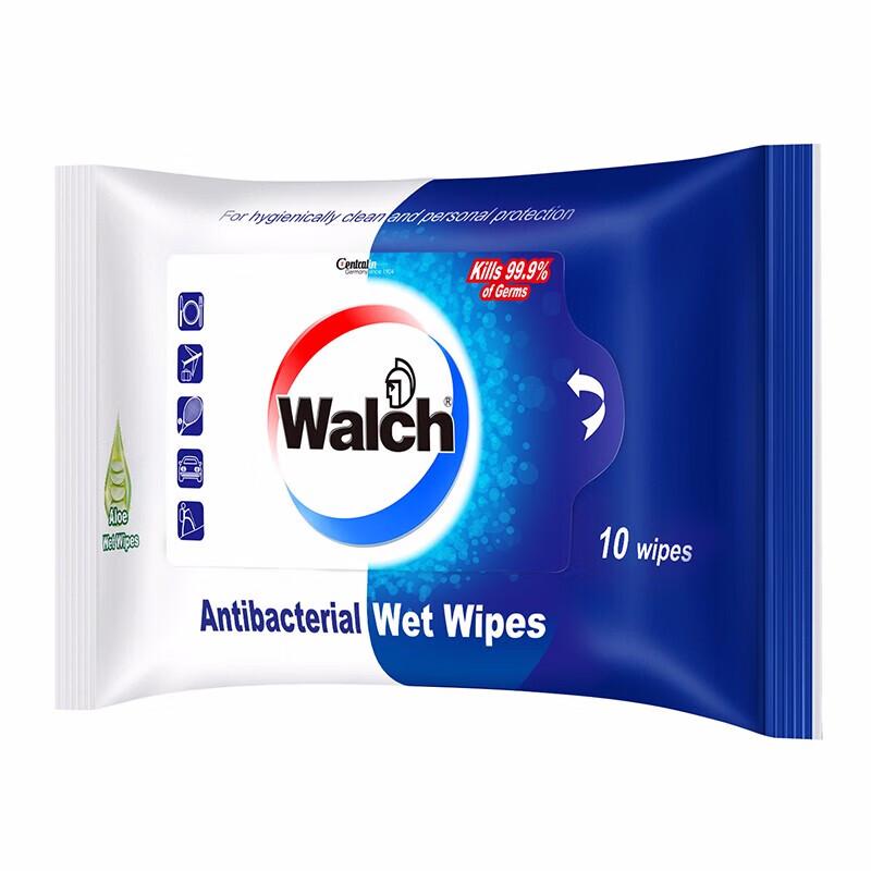 Walch Aloe Cleansing Wet Wipes, 10ct X 12 Bags