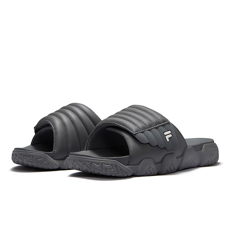 Fila Fusion Buster Slipper Versatile Slide Sandals Men Footwear Gray T12M521805FFW