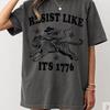 No Kings - Protest - July 4th - Resist Like It's 1776 Comfort Colors® T-Shirt, Feminist Women Empowerment Shirt, Tiger Aesthetic Vintage Tee