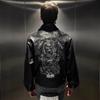 New "Principles of Love" Embroidered Leather Jacket Jacket