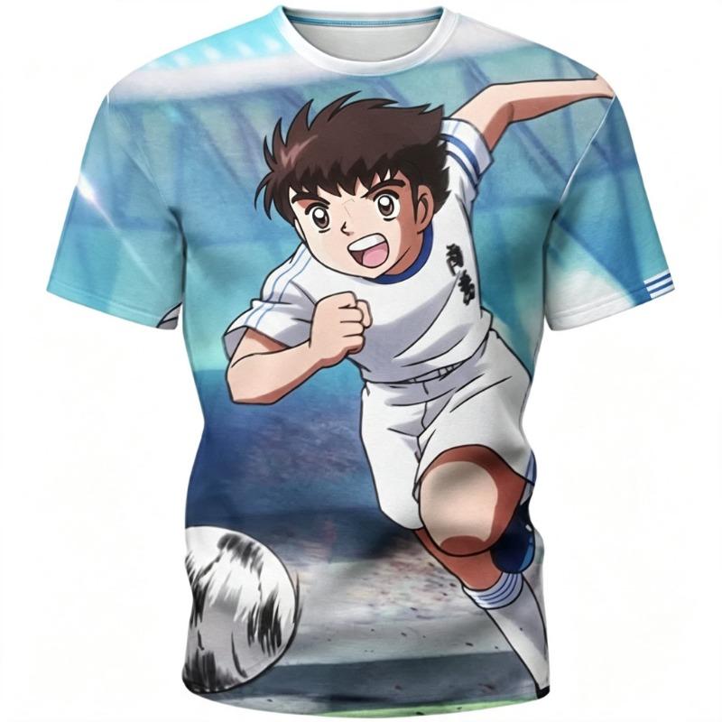 2026 Verão Dragon Ball Retro Camiseta Fitness Masculina Oversized Impressa em 3D Manga Curta Família Unissex Infantil Camisa Esportiva