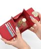 Silver Wallet for Women Compact Mini Small Popular Foldable Easy To Large Coin Flap Cute [Altrose] Tri-fold - Wallet, Wallet, Wallet, Brand, Cute,