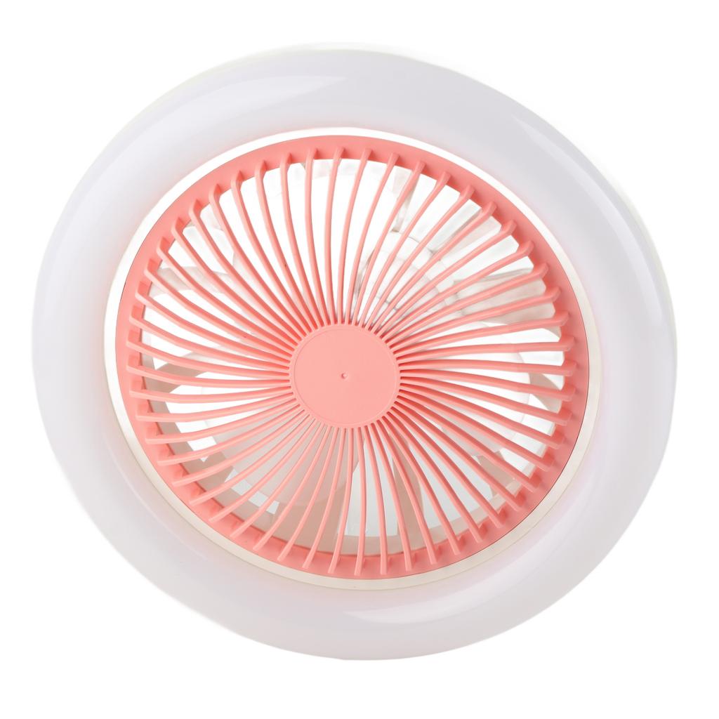 Ceiling Fan Light Small E27 30W Silent Adjustable LED Fan Lamp for Kids Room Bedroom 85?265V