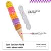 QMonster Dog Ice Cream Sound Toy - Colorful, Slow Rebound, Stress Relief