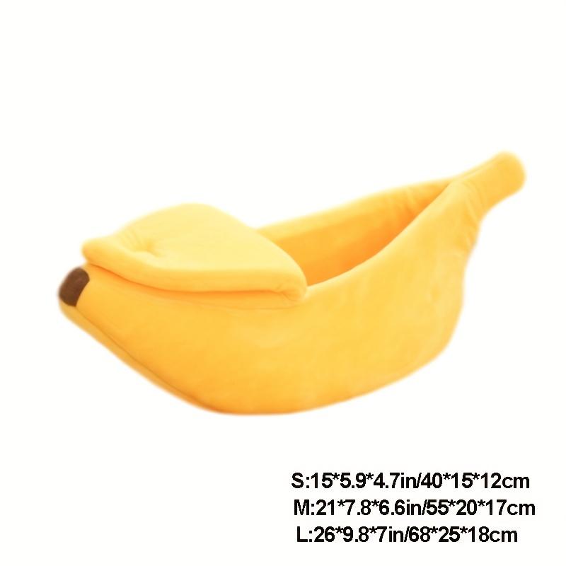 Gemütliche Bananenhöhle für Katzen: Halten Sie Ihren pelzigen Freund warm und kuschelig!