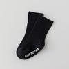 Sporty Fashion Baby Sock for Boy Girl Simplicity Black White Grey Color Non-slip Floor Sock Autumn Toddler First Walker Sock