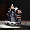 Retro Resin Backflow Incense Burner for Home and Tea Ceremony