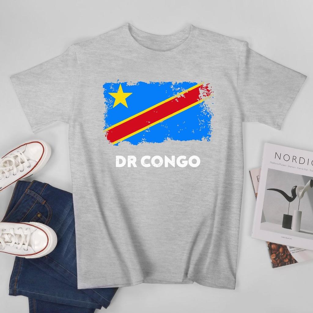 Unisex Unisex DR Congo Flag Democratic Republic Of Congo Formerly Zaire Tshirt Tees T Shirts WoUnisex Boys 100 Cotton TShirt