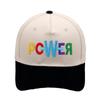 Color Blocked Baseball Cap Retro Power Truck Driver Hat Outdoor Sports   Female Lady Girl